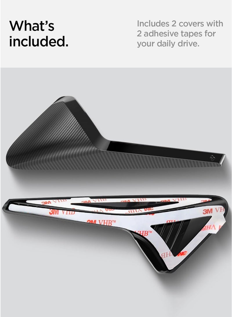 Spigen Tesla Model Y 2025 Juniper Model 3 Highland 2024 2025 Pages Camera Cover Pack of 2, Compatible with Tesla Model Y Juniper 2025 and 3 Highland 2024 2025 - Carbon - Image 3