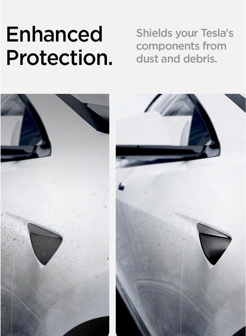 Spigen Tesla Model Y 2025 Juniper Model 3 Highland 2024 2025 Pages Camera Cover Pack of 2, Compatible with Tesla Model Y Juniper 2025 and 3 Highland 2024 2025 - Carbon - Image 5