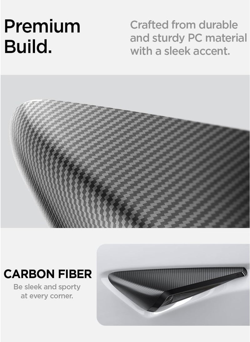 Spigen Tesla Model Y 2025 Juniper Model 3 Highland 2024 2025 Pages Camera Cover Pack of 2, Compatible with Tesla Model Y Juniper 2025 and 3 Highland 2024 2025 - Carbon - Image 4