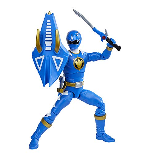 Power Rangers Lightning Collection Dino Thunder Blue Ranger 6-Inch Premium Collectible Action Figure Toy with Accessories - Image 1