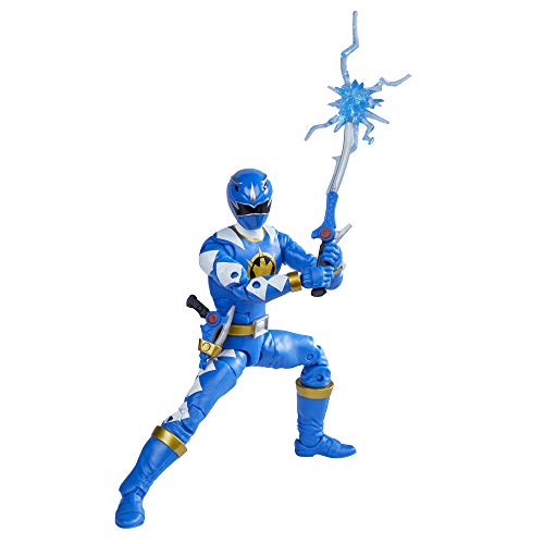 Power Rangers Lightning Collection Dino Thunder Blue Ranger 6-Inch Premium Collectible Action Figure Toy with Accessories - Image 5