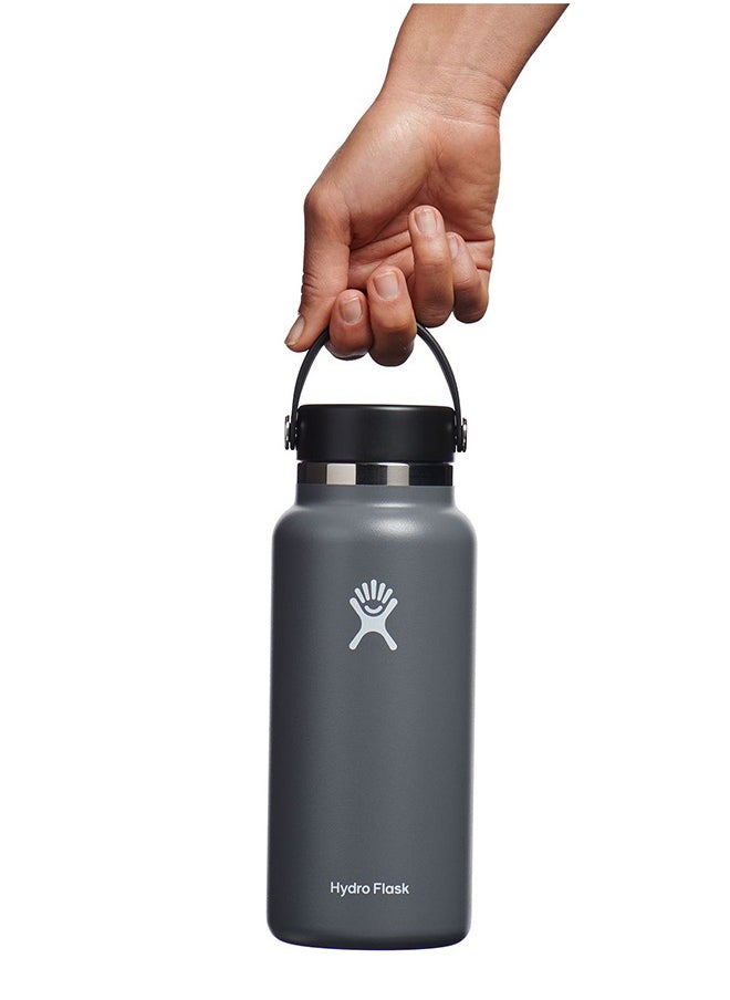 Hydro Flask - 32 oz Wide Mouth with Flex Cap Stainless Steel Reusable Water Bottle - Vacuum Insulated, Dishwasher Safe, BPA-Free, Non-Toxic - Image 1