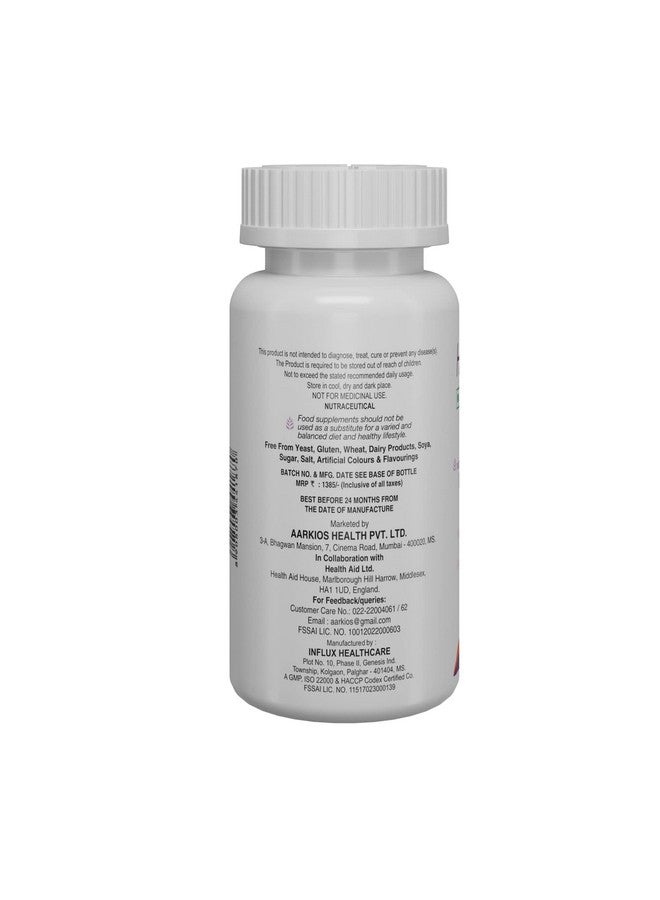 Health Aid HealthAid HairSkiNail - 30 Tablets | Nutrition for Hair Growth, Glowing Skin and Strong Nails | Formula Enriched With Vitamins, Minerals and Amino Acids with Cynocobalamin | For Men & Women - Image 5