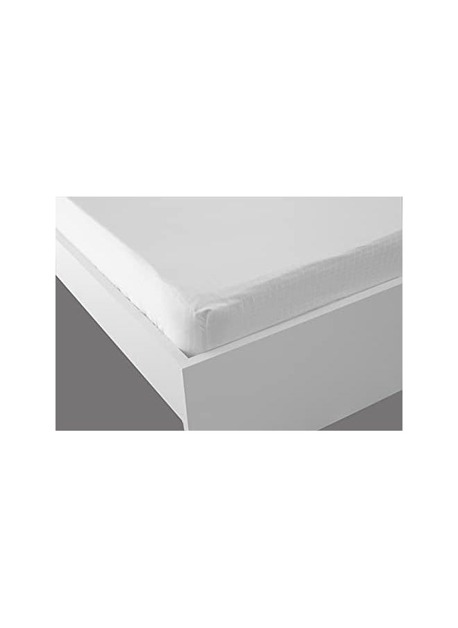 King Fitted Sheet 1Pc 100 Percent Cotton 250Tc Dobby Box Sateen Size: 200X200+30Cm White - pzsku/Z3119D7F23F3FB80322C3Z/45/_/1704173971/aa03dd35-fc85-490d-908e-b04417d207a1