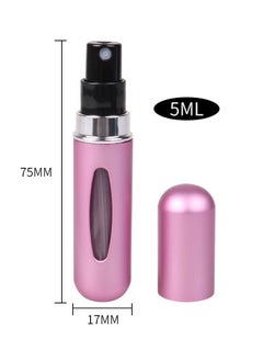 ZCM-HAPPY 6-piece refillable perfume spray bottle set portable spray bottle glossy 5ml  - Image 3