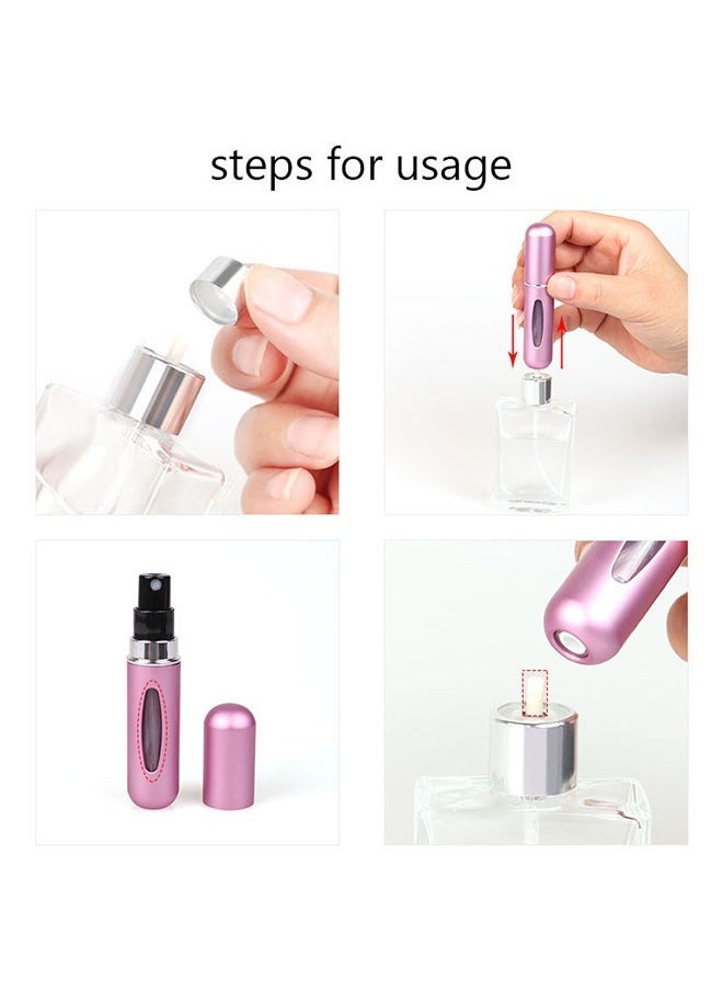 ZCM-HAPPY - 6-piece refillable perfume spray bottle set portable spray bottle glossy 5ml - Image 1