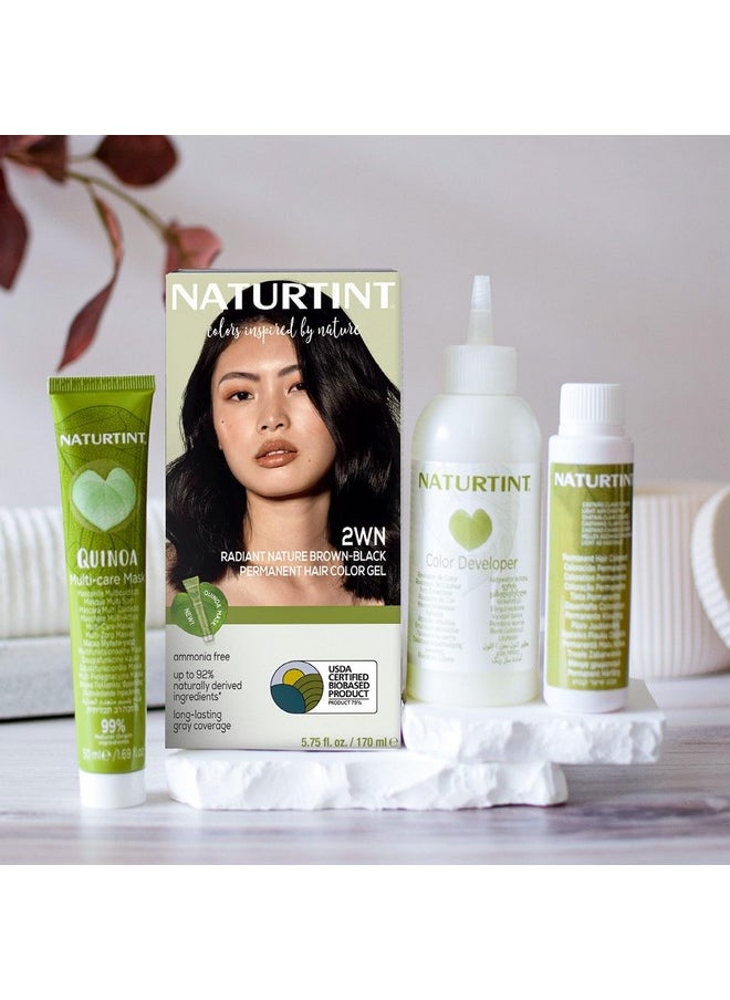 NATURTINT Permanent Hair Color 2Wn Radiant Nature Brown Black (Pack Of 1) Ammonia Free Vegan Cruelty Free Up To 100% Gray Coverage Long Lasting Results (Packaging May Vary)  - Image 5