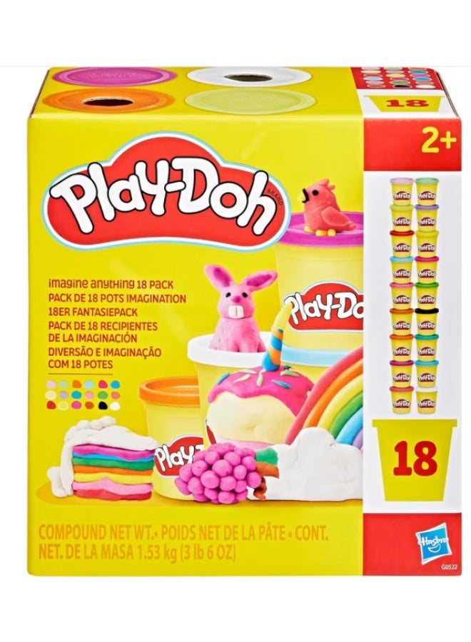 Play-Doh Imagine Anything Modeling Compound 18-Pack Set for Kids - Image 1