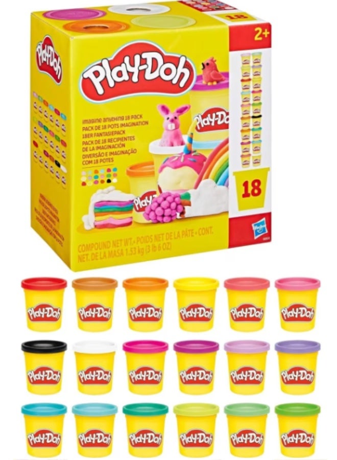 Play-Doh Imagine Anything Modeling Compound 18-Pack Set for Kids - Image 3