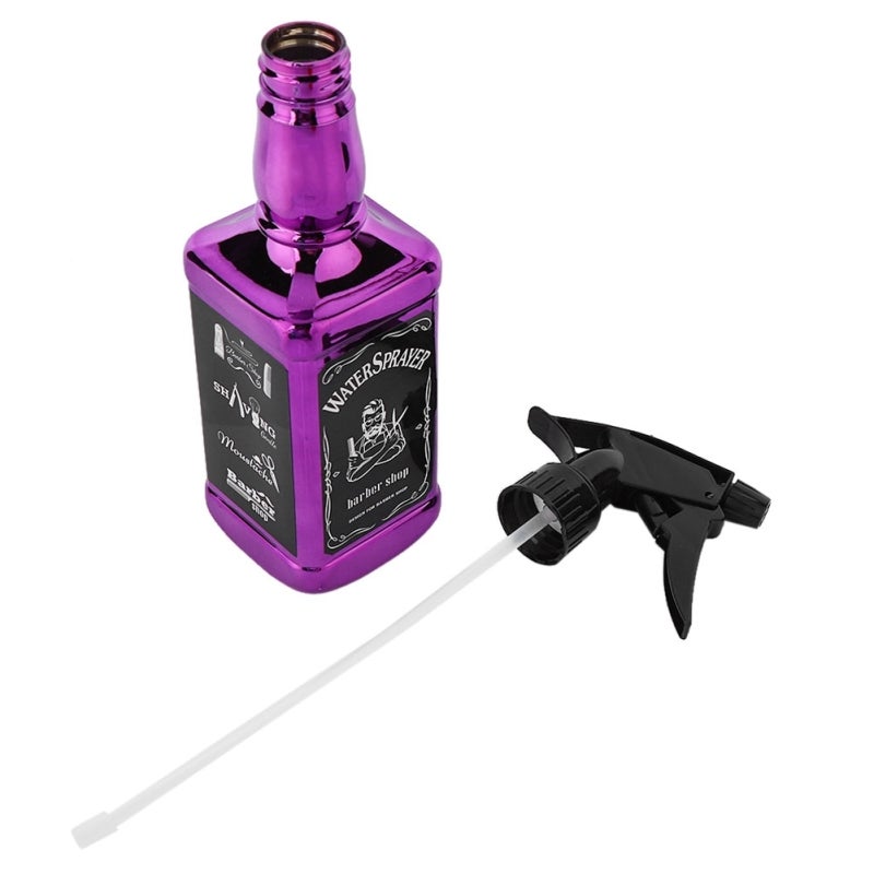 Hairdressing Spray Bottle 500ml Rose Red Durable ABS Material Adjustable Fine Mist Sprayer - Comfort Grip Design Barber Water Sprayer for Home Salon And Gardening Use - Image 2