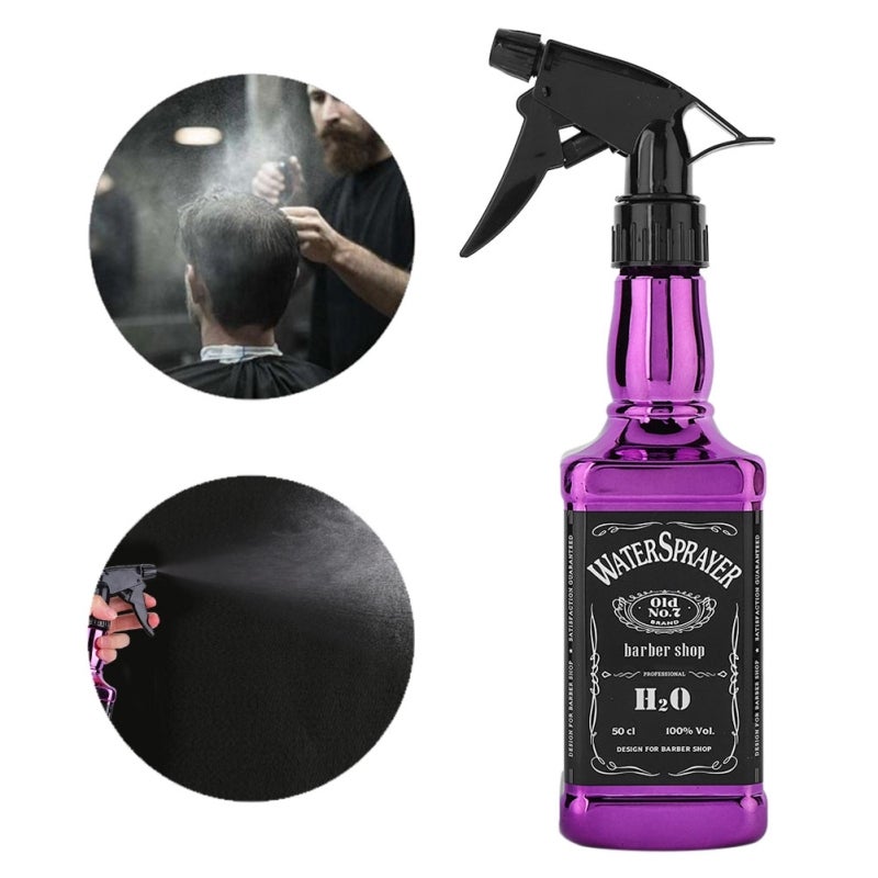 Hairdressing Spray Bottle 500ml Rose Red Durable ABS Material Adjustable Fine Mist Sprayer - Comfort Grip Design Barber Water Sprayer for Home Salon And Gardening Use - Image 5