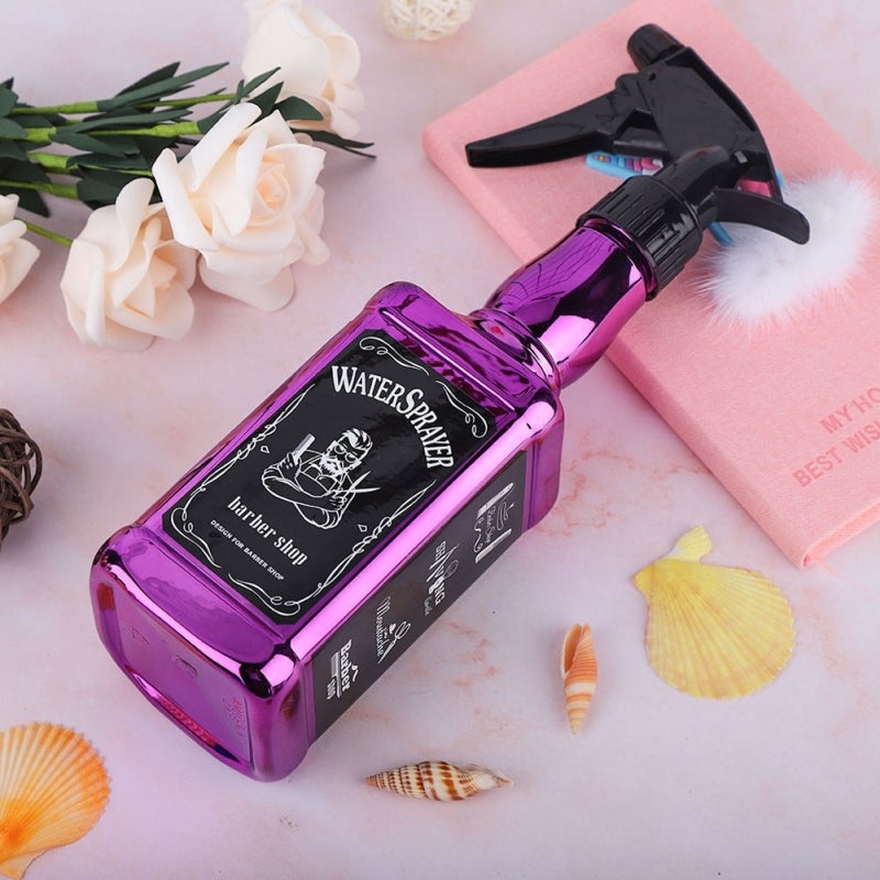 Hairdressing Spray Bottle 500ml Rose Red Durable ABS Material Adjustable Fine Mist Sprayer - Comfort Grip Design Barber Water Sprayer for Home Salon And Gardening Use - Image 3