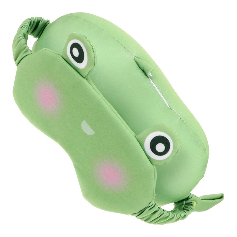 Cartoon Animal Eye Mask Neck Pillow Soft Plush Travel Support for Adults Kids Naps - Image 2