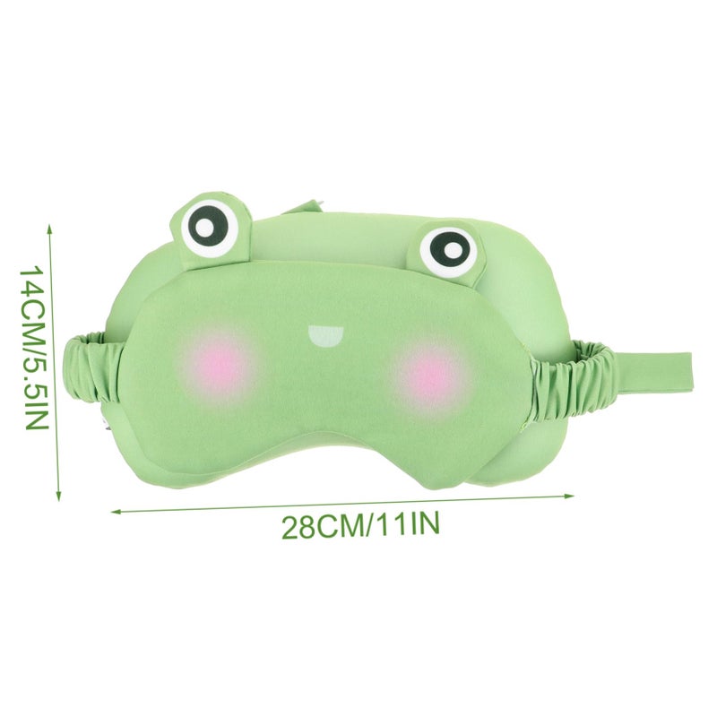 Cartoon Animal Eye Mask Neck Pillow Soft Plush Travel Support for Adults Kids Naps - Image 3