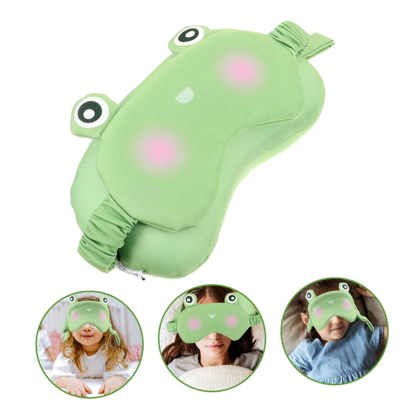 Cartoon Animal Eye Mask Neck Pillow Soft Plush Travel Support for Adults Kids Naps - Image 5