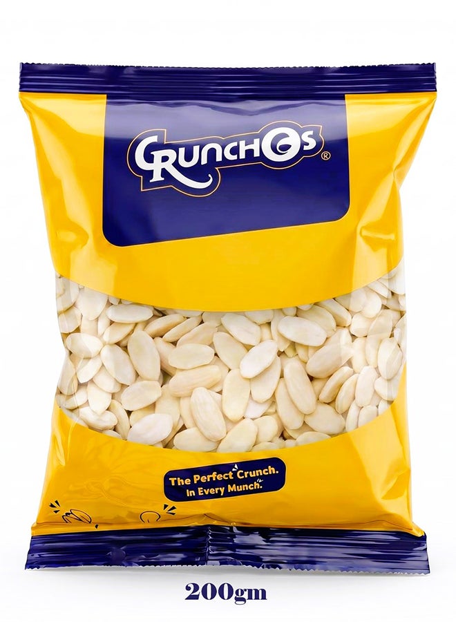 Crunchos Raw Almond Halves 200Gm - Image 2