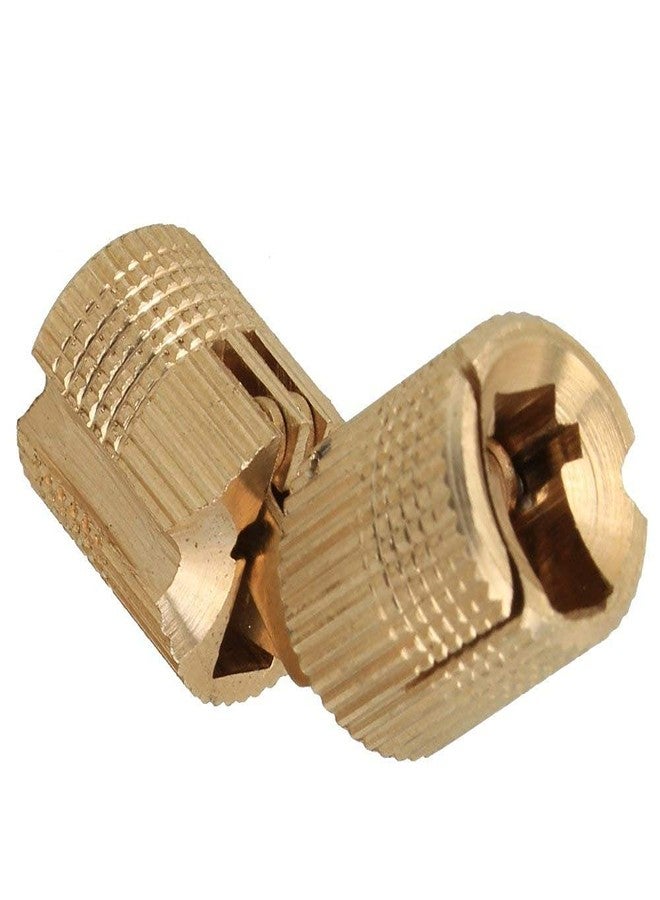 Doublelife 4PCS Copper Hidden Invisible Concealed Copper Barrel Hinge 14mm DIY for Wooden Doors, Cabinet Doors - Image 4