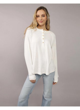 AE Long-Sleeve Plush Henley T-Shirt - pzsku/Z311A02C6E046466EF339Z/45/_/1742301327/12c3bd24-c2d2-4b9e-b5c6-da8210f1ab9f