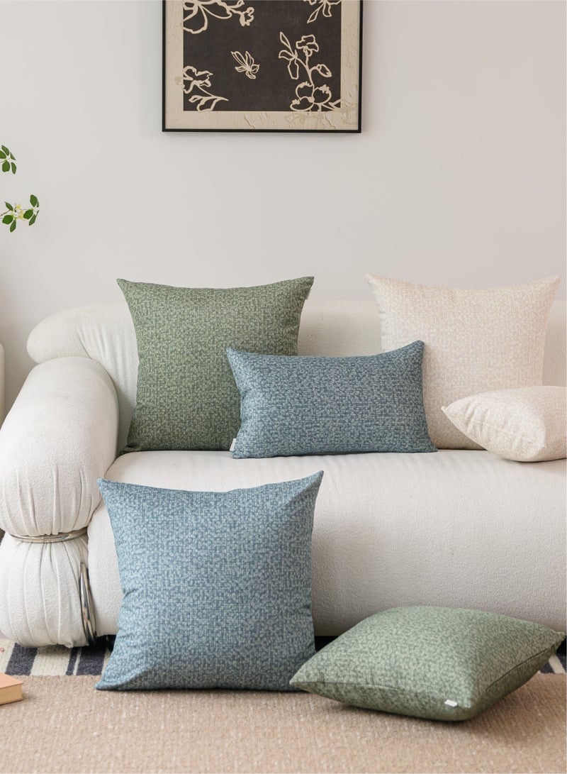 لحظة أغطية وسائد أريكة 30x50 سم لأريكة سرير وسائد زخرفية أغطية وسائد لونين قماش قطني مزدوج العيار عبوة من 2 وسائد حديثة لأريكة غرفة النوم - Image 2