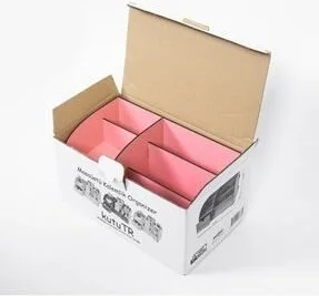 Notpa Pink Wooden Desktop Pen Holder Pen Case Organizer with Drawers