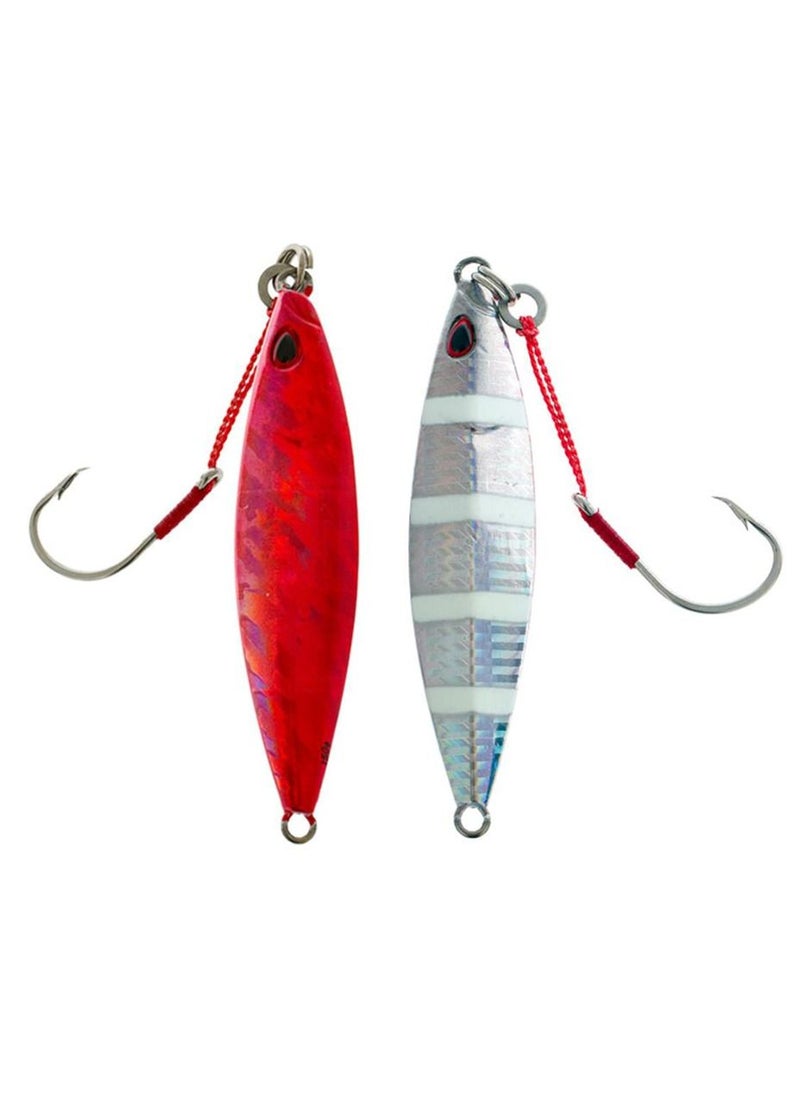 Storm Storm Koika Jig 200g - Black Zebra/Red 1 Piece  - Image 1