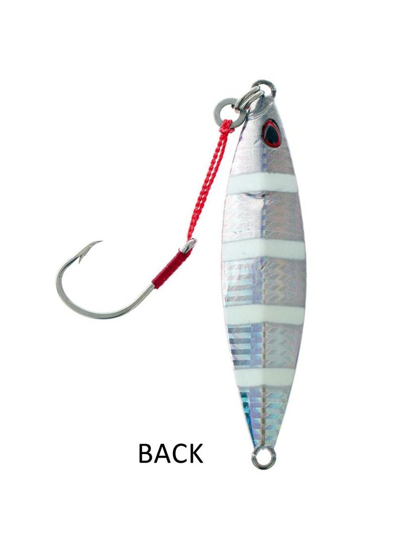 Storm Storm Koika Jig 200g - Black Zebra/Red 1 Piece  - Image 3