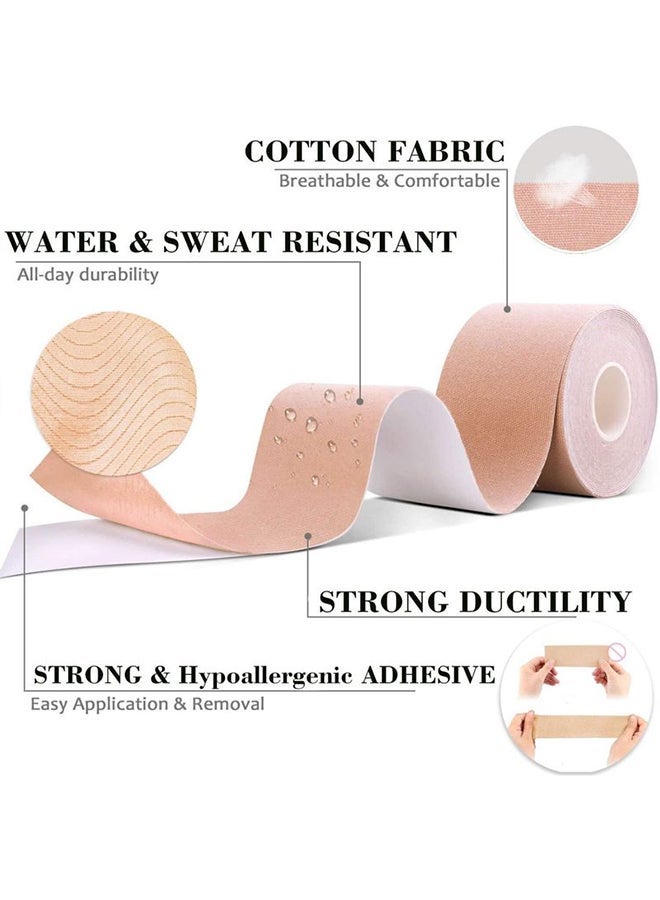 Women's Nipple Cover Tape for A-E Cup Size - Beige - Image 2