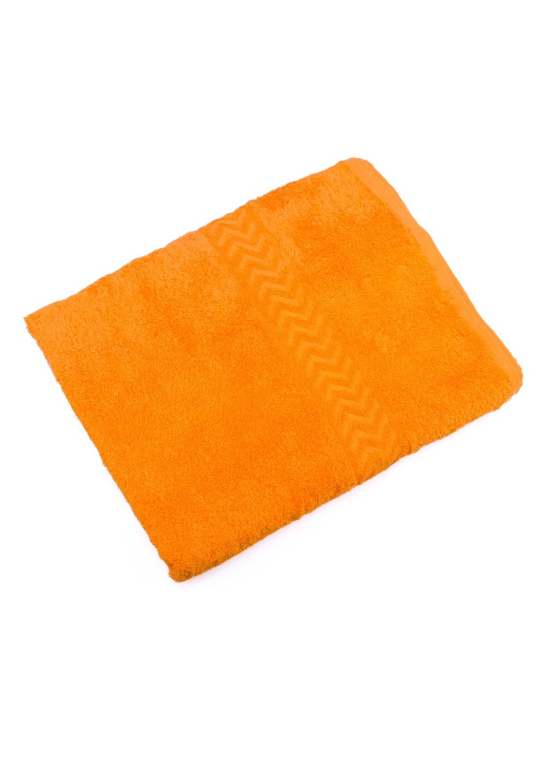 Notte Bianca LIGHT ORANGE BATH SHEET  100*150 ILGILIO made in Italy soft excellent absorbing - Image 2