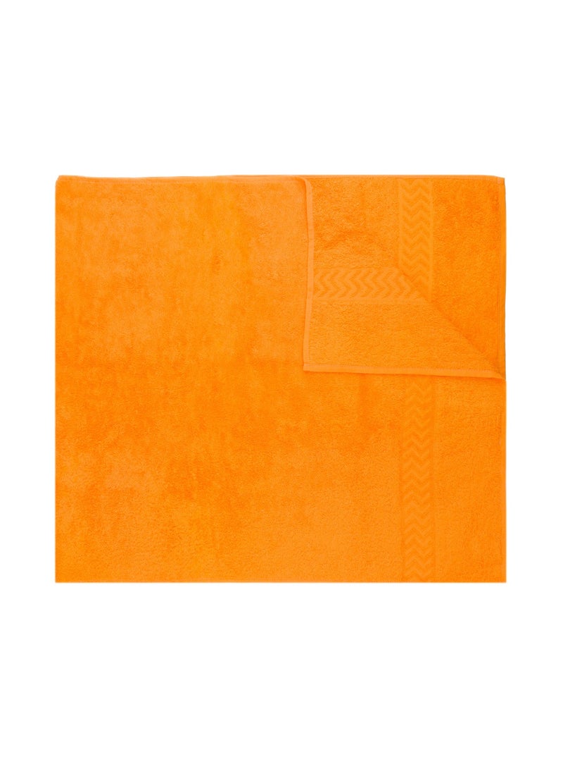 Notte Bianca LIGHT ORANGE BATH SHEET  100*150 ILGILIO made in Italy soft excellent absorbing - Image 4