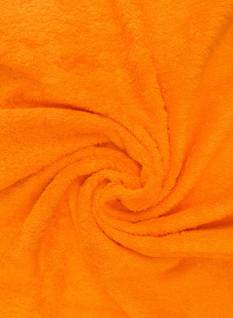 Notte Bianca LIGHT ORANGE BATH SHEET  100*150 ILGILIO made in Italy soft excellent absorbing - Image 3