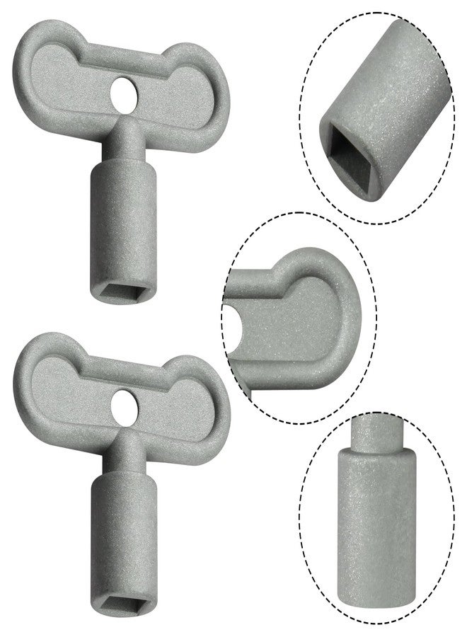 Aulpq 5/16 In Sillcock Key, Water Spigot Shut Off Outdoor Faucet Handle, Key -2 Pcs. - Image 2