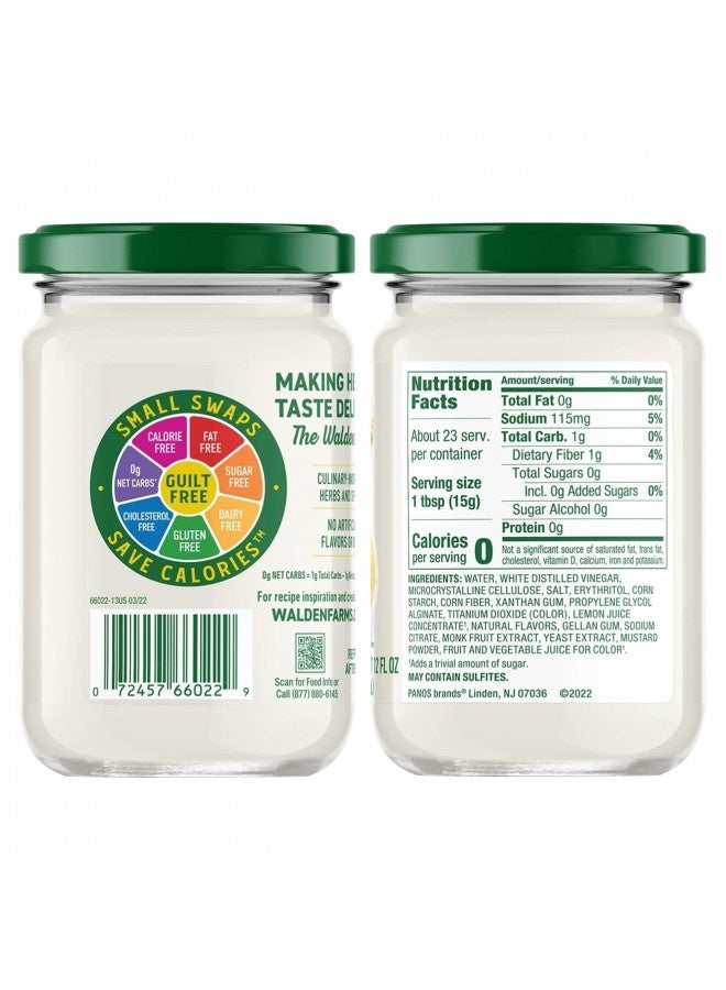 WALDEN FARMS Walden Farms Amazin Mayo Spread 12 Oz Jar, Light And Tangy Mayonnaise, 0G Net Carbs Perfect For Paleo And Keto Diets, Kosher Certified, Great For Sandwiches, Salads, Mix In With Eggs, Wraps Coleslaw  - Image 2