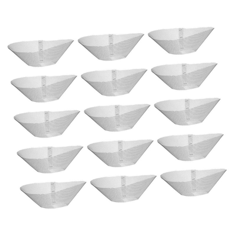15 Pcs Stainless Steel Mesh Grease Filter 19.5x19.5x7.5 cm for Kitchen Range Hood - Image 2