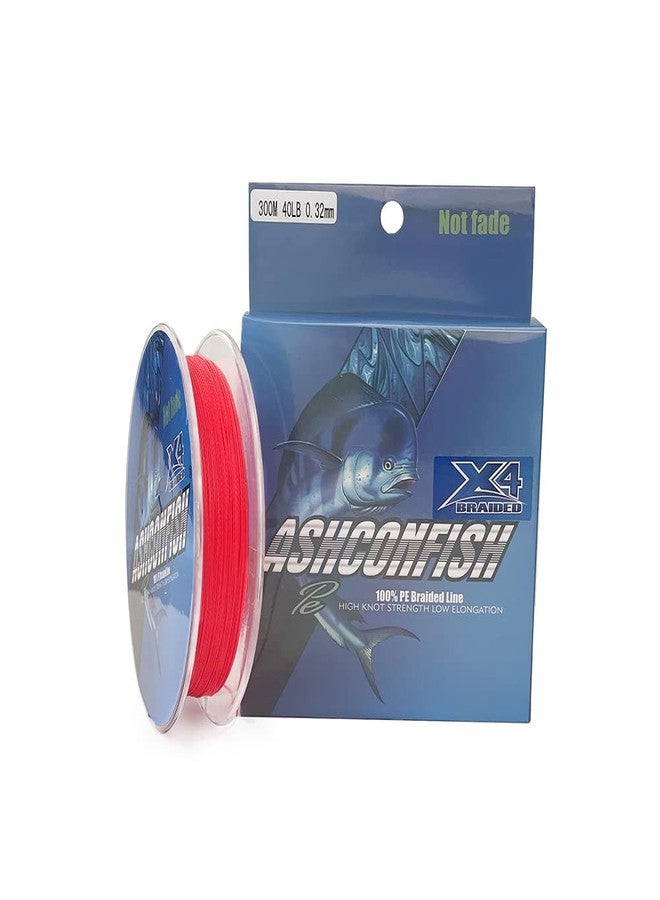 Ashconfish Braided Fishing Line-4 Strands Super Strong PE Fishing Wire 500M/546Yards Multifilament Fishing String Ultra Power Heavy Tensile for Saler & Freshwater Fishing 30LB-Army Green - Image 1