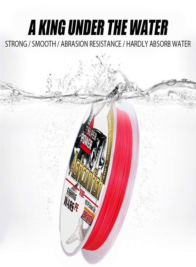 Ashconfish Braided Fishing Line-4 Strands Super Strong PE Fishing Wire 500M/546Yards Multifilament Fishing String Ultra Power Heavy Tensile for Saler & Freshwater Fishing 30LB-Army Green - Image 5