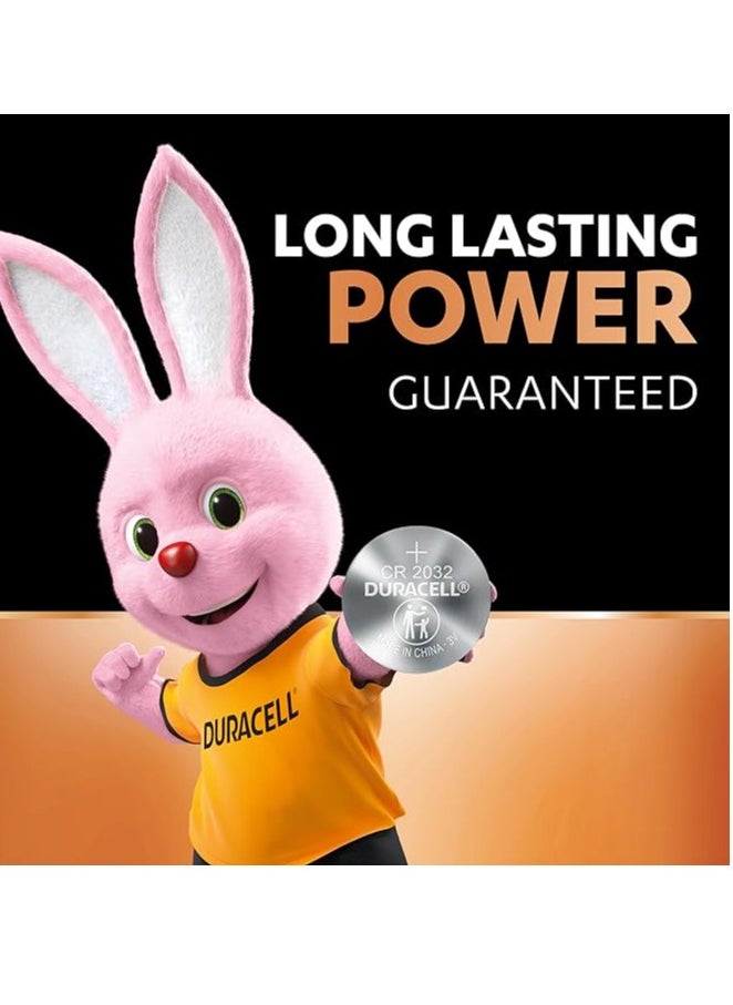 Duracell - Duracell Lithium Coin Battery 3V, 4 Pieces (Cr2032)[Lasts Up To 100% Longer] & [Child Resistant Packaging] Silver - Image 1