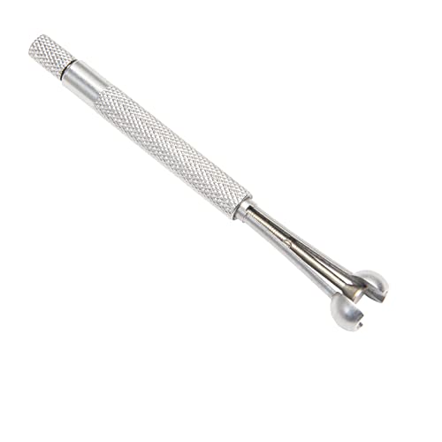 Beslands Hole Gauge Set, 1/8" to 1/2" Range, Telescoping Bore Gauge, Ball Type Small Telescopic Gage, 4 Pcs Full Round, inch/mm, High Precision (1/8" to 1/2") - Image 4