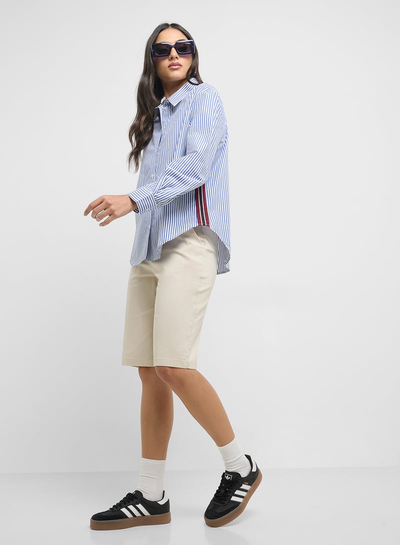 ONLY Solid Bermuda Shorts  - Image 1