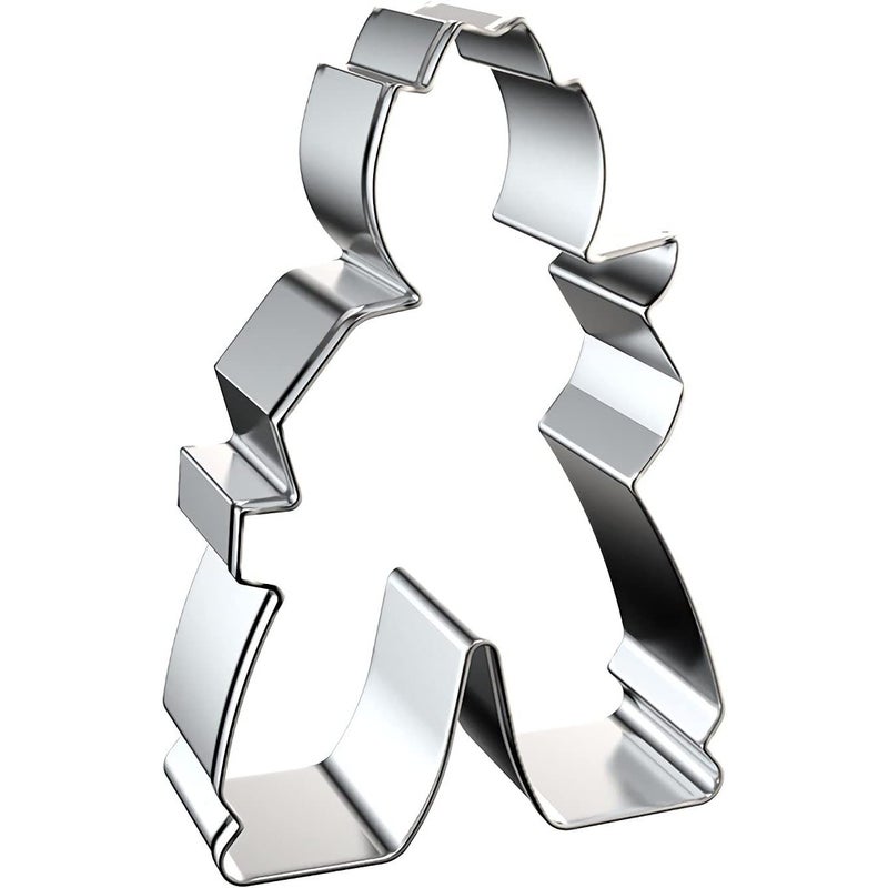 6pcs Cowboy Themed Stainless Steel Cookie Cutter Set Horse Pony Horseshoe Hat - Image 2