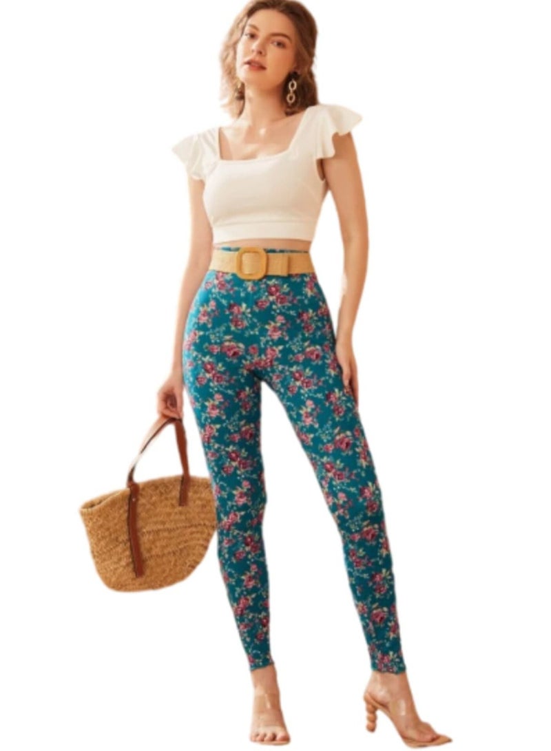 أف ستايل  ليقنز  بتصميم عصري بنقش الزهور - Image 5