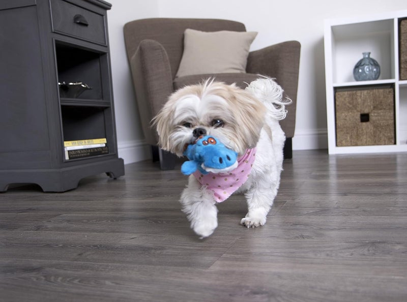 goDog Just For Me Gator Dog Toy, Blue - Image 5