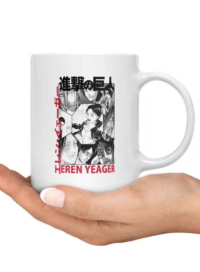 LIT كوب هجوم العمالقة كوب هجوم العمالقة للقهوة بأسلوب مانغا هدية كوب إرين ييغر شريط كوميدي - قلب مكسور - Image 3