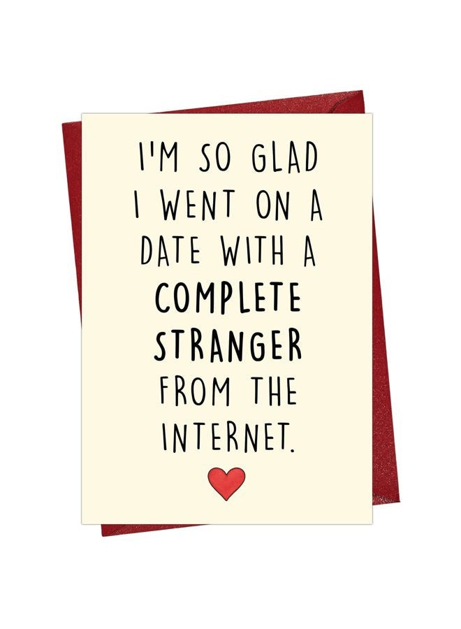 Cheerin Funny Valentines Day Card with Envelopes - Humorous Cards for Him and Her - Anniversary Card for Husband, Wife, Fiance, Boyfriend and Girlfriend - Hilarious Birthday Gift 5x7 Inch - Image 1