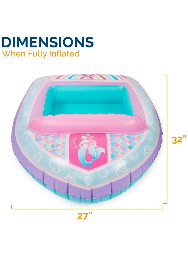 SwimWays Swimways Disney Princess Ariel Inflatable Water Boat Vehicle for Kids Ages 3+  - Image 3