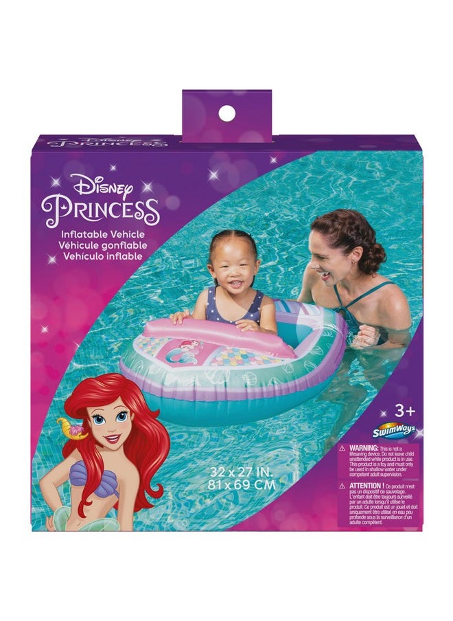 SwimWays Swimways Disney Princess Ariel Inflatable Water Boat Vehicle for Kids Ages 3+  - Image 2