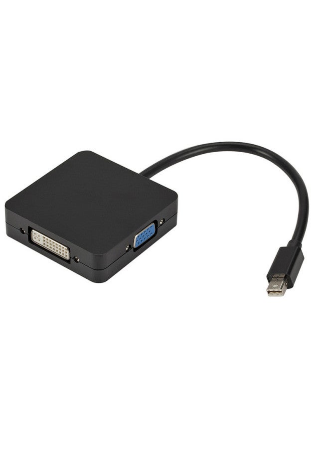 Minidp Converter DP To HDMI VGA DVI Three-in-one Mini DP To Hdmi Vga Dvi-Color:Black - Image 4
