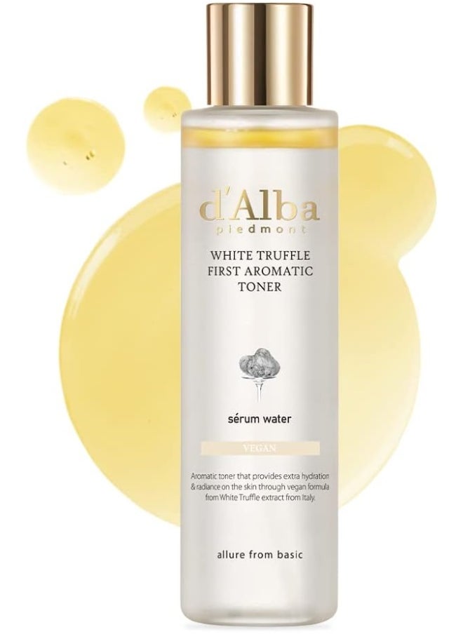 d'alba Piedmont Italian White Truffle First Aromatic Toner, Vegan Skincare, Gentle Hydrating Toner With White Truffles, Weakly Acidic Toner, Skin Texture Enhancement, Surfactant Free  - Image 1