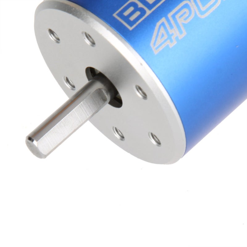 3665 4 Poles 3100KV Brushless Motor For RC Car Boat 9.5 x 6.3 x 8cm - Image 3