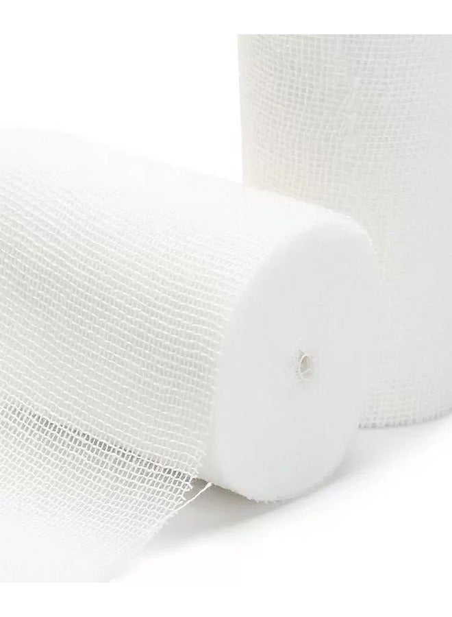 Premium Gauze Rolls Breathable Rolled Gauze Individually Wrapped Bonus Tape First Aid Conforming Gauze Wrap Roll for Wounds working  principle - Image 1
