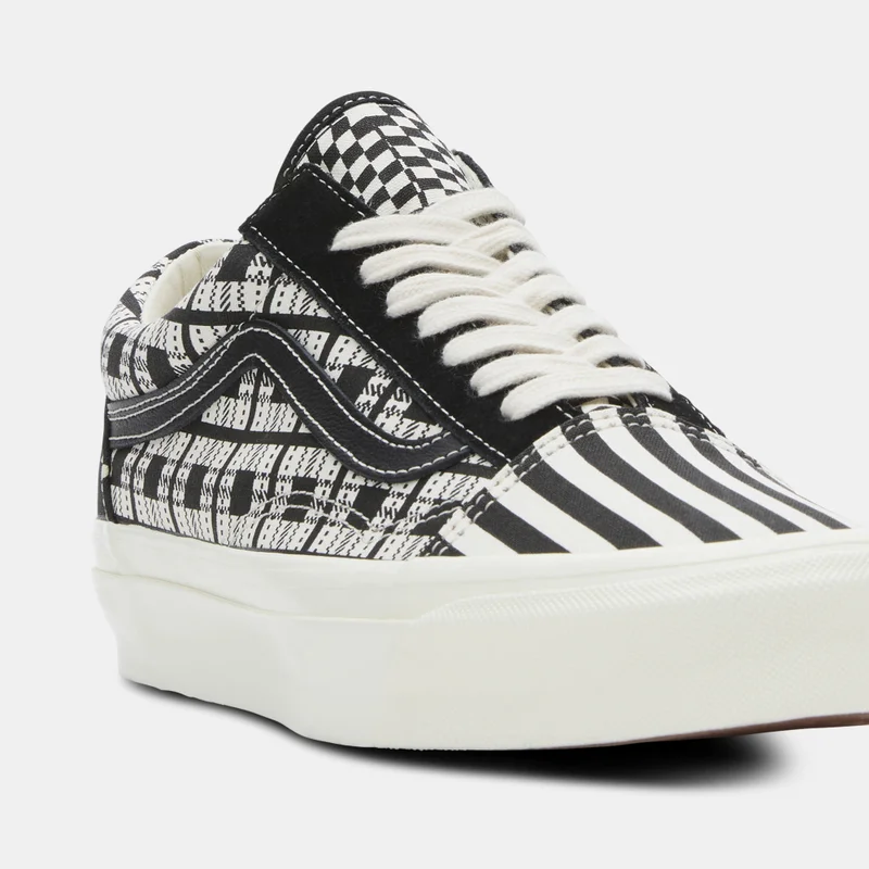 VANS Black Old Skool 36 LX Pattern Clash Unisex Shoes  | Best Price UAE